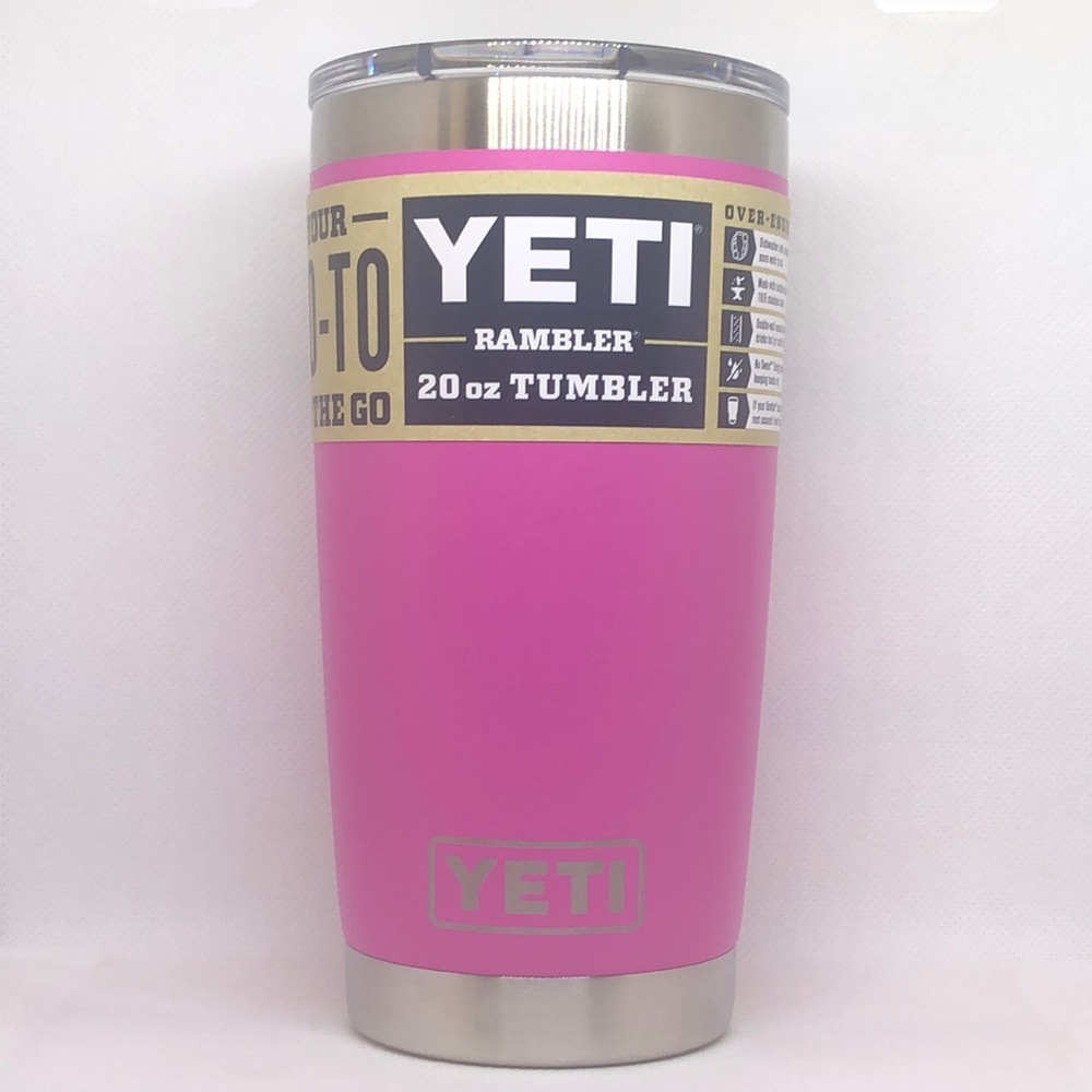 🩷 Yeti Rambler Tumbler Wildflower Fuchsia 20oz 🩷 NWT 🩷